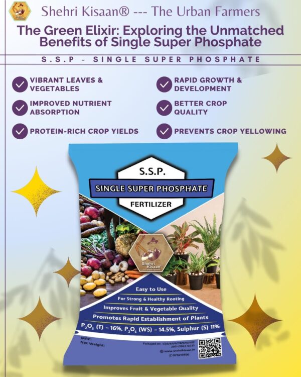 SSP Single Super Phosphate Benefits