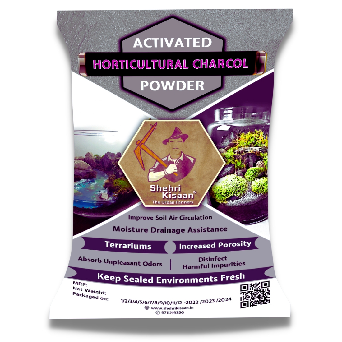 Activated Horticultural Plant Charcoal Powder