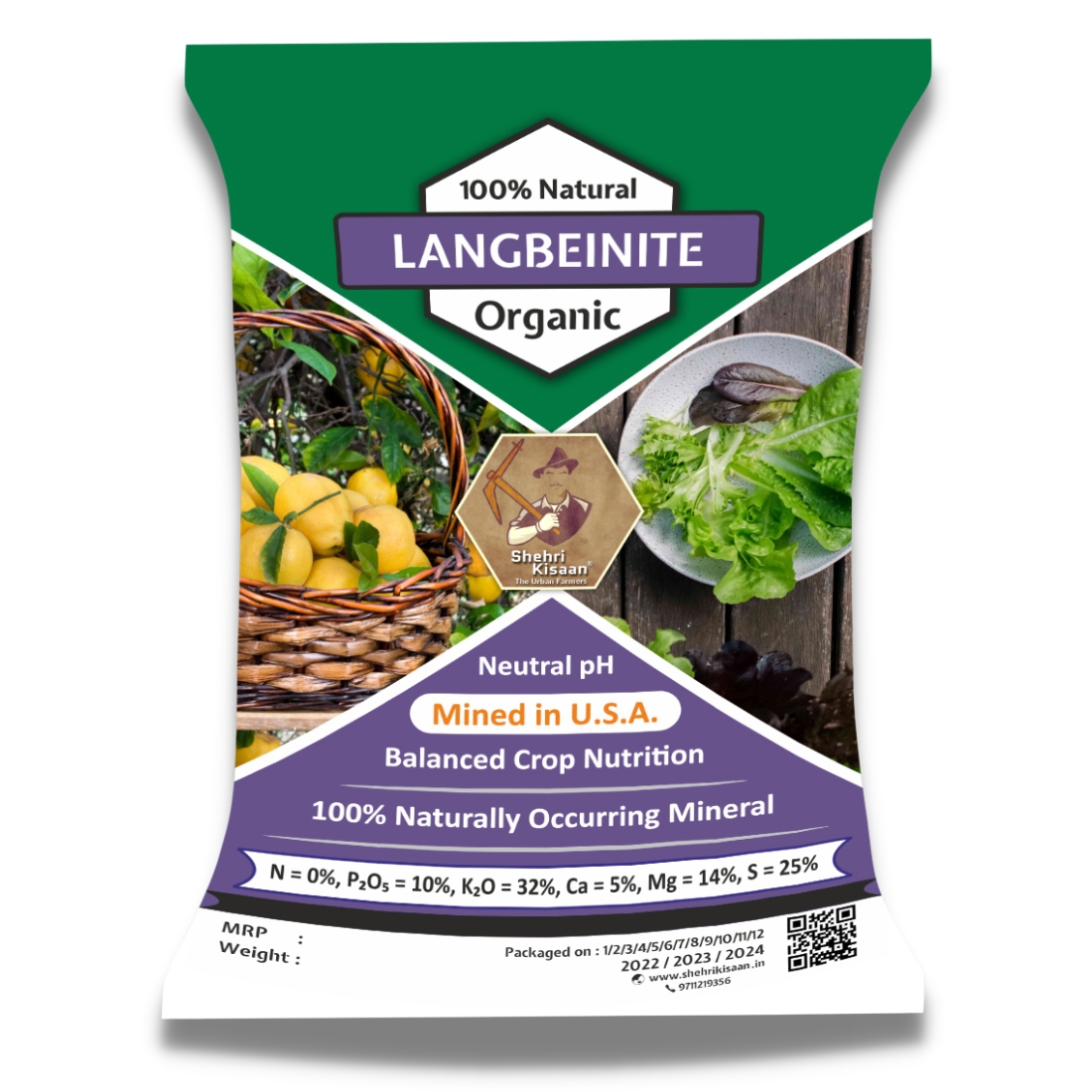 Langbeinite Organic Fertilizer